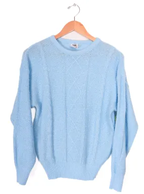 80s C&A Light Blue Acrylic Sweater