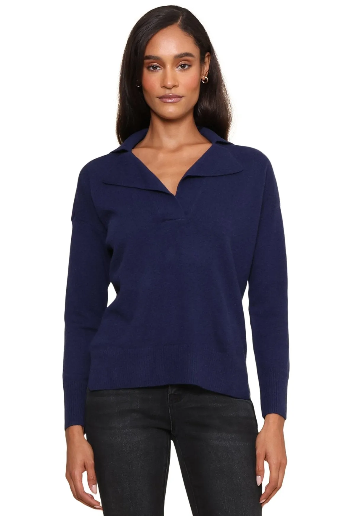 Bella Notched Collar Cashmere