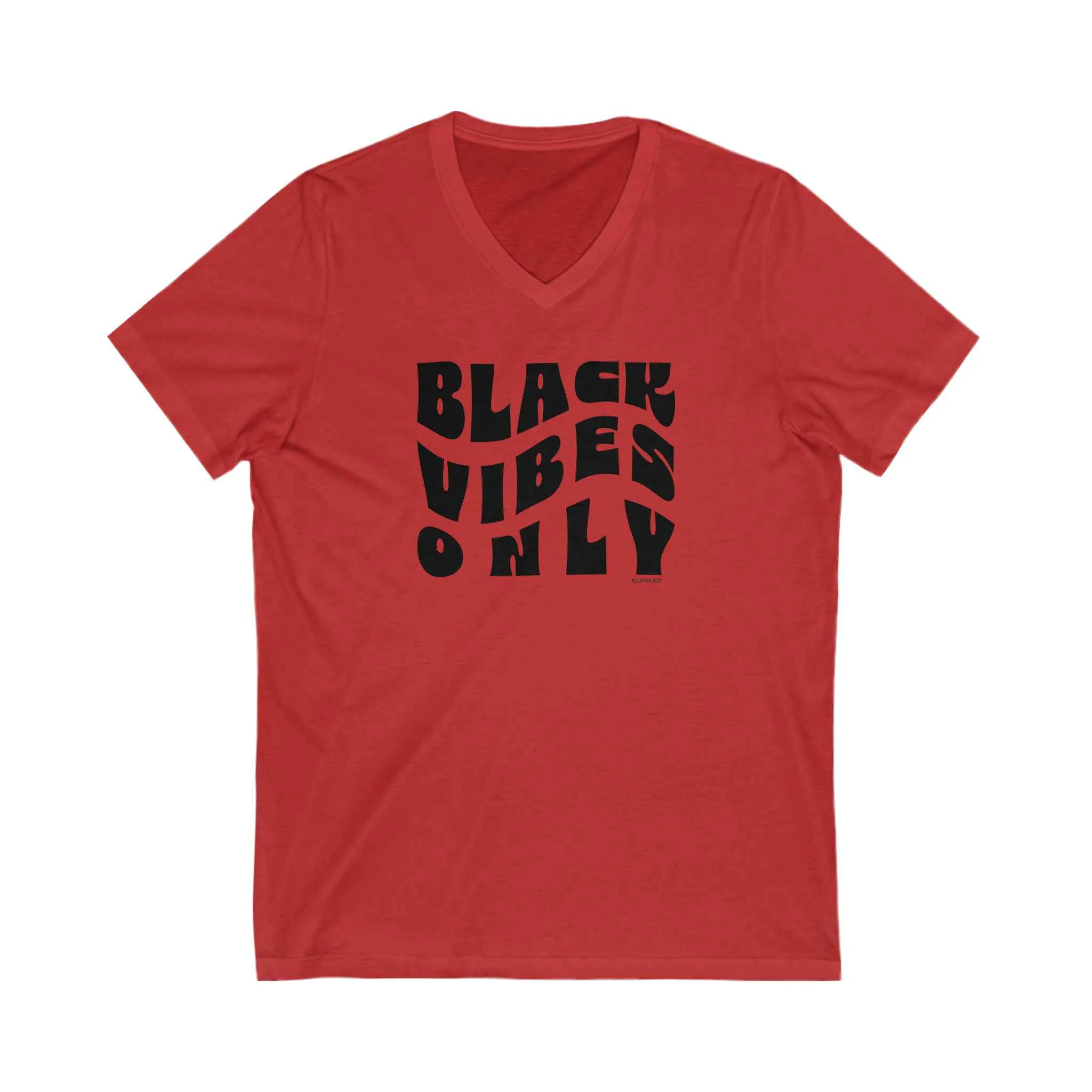 Black Vibes Only Women's Premium V-neck T-shirt