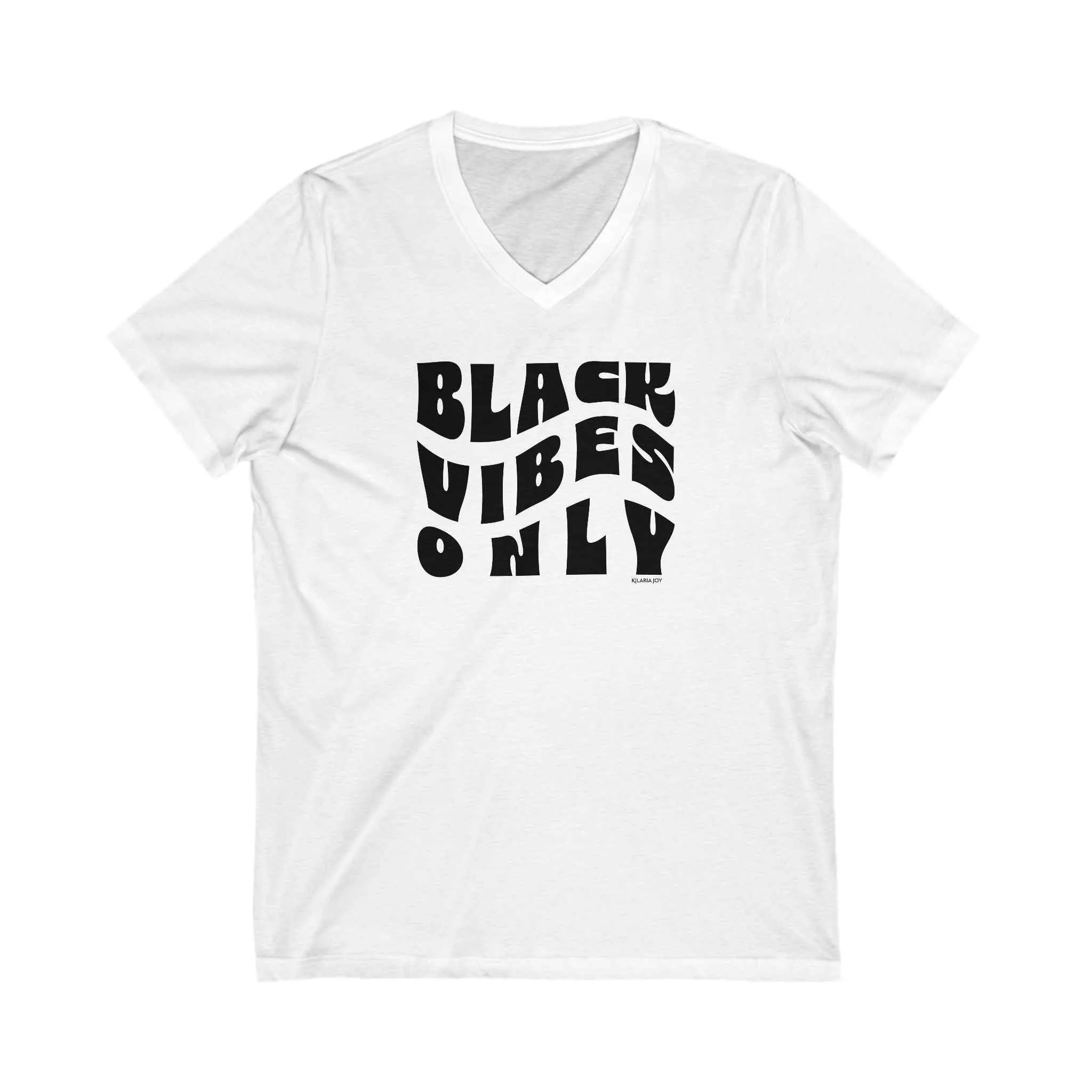 Black Vibes Only Women's Premium V-neck T-shirt