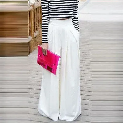 boho wide leg palazzo pants