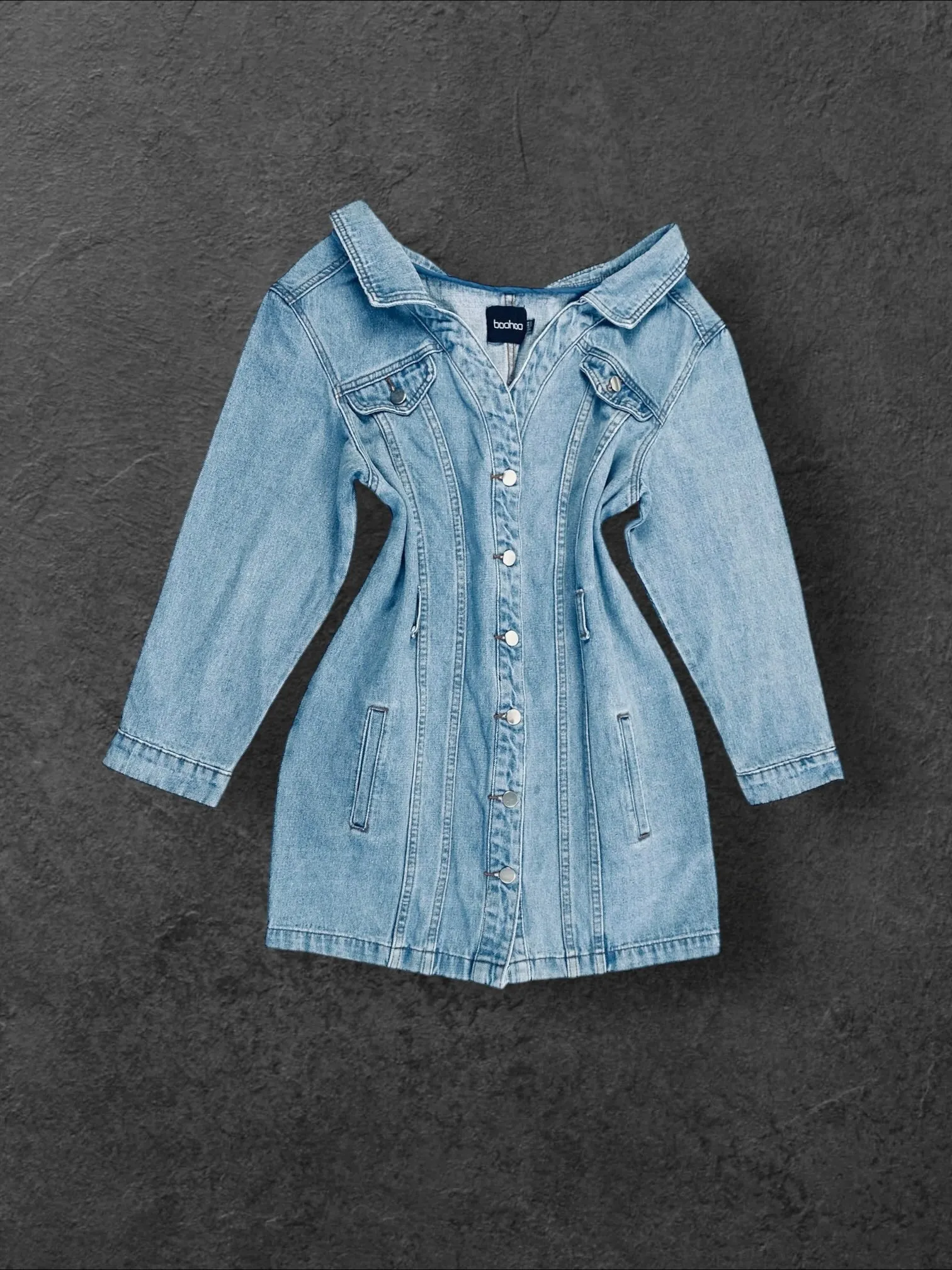 BOOHOO DENIM DRESS