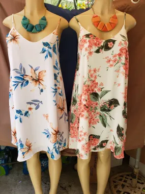 Boutique Summer Dresses Floral Printed 2 Styles To Choose From Great For Any Occasion