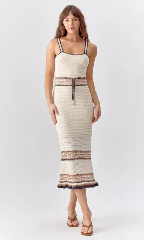 Brooklyn Crochet Midi Dress