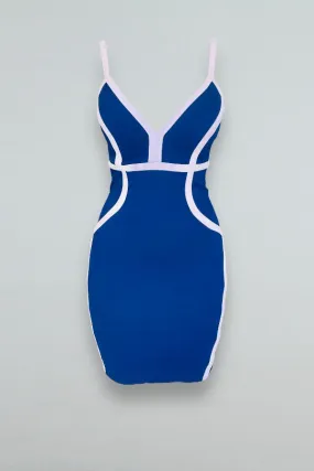 Bustier Side Mesh Dress