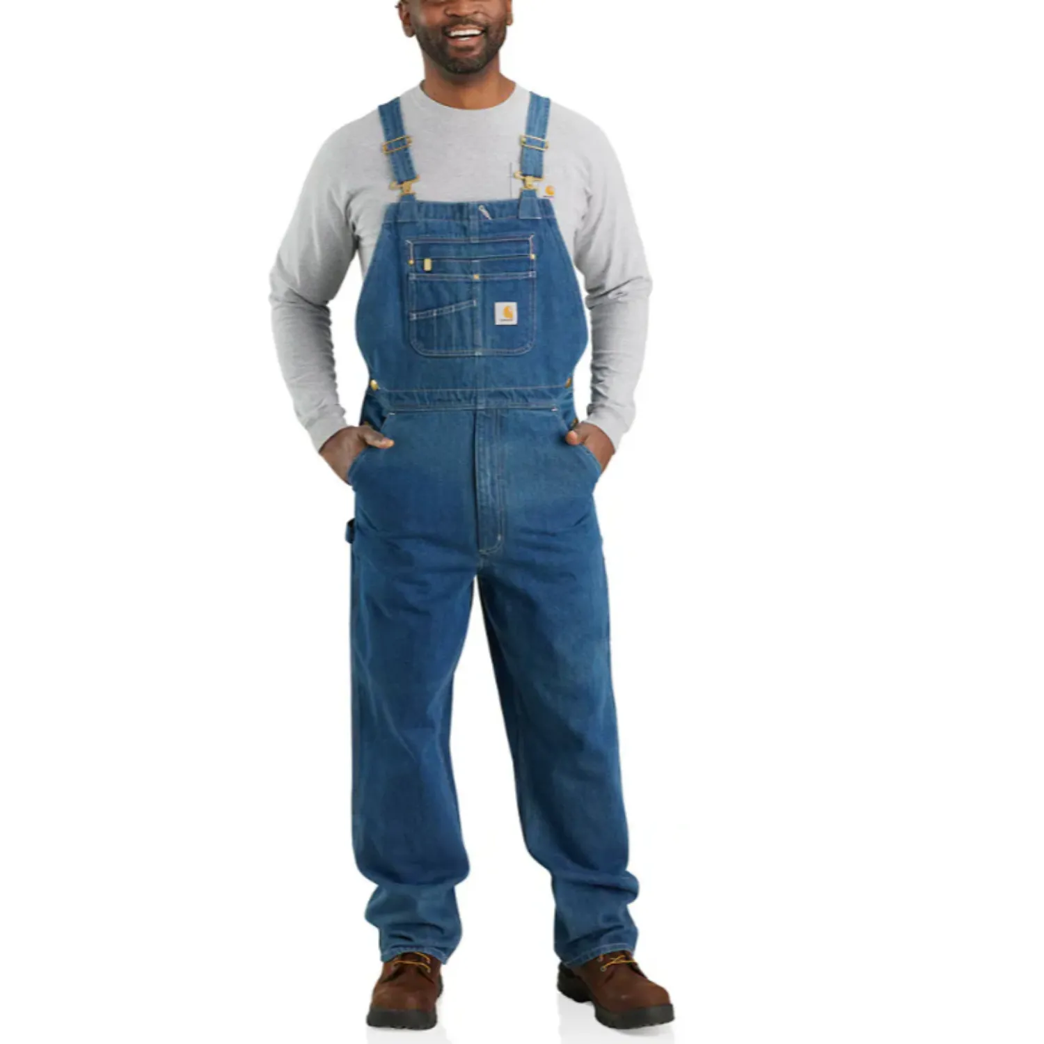 Carhartt Men's Loose Fit Denim Bib Overall