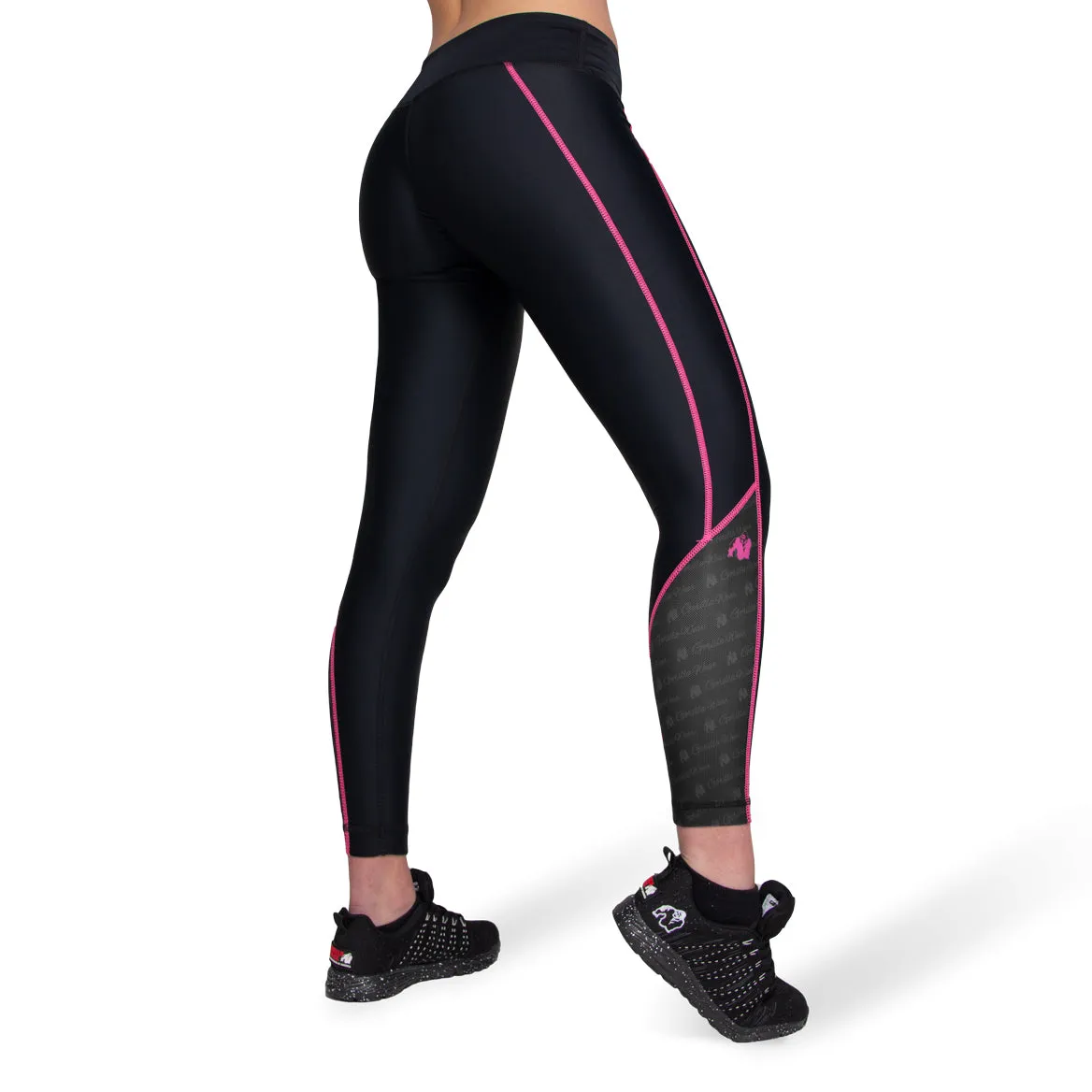 Carlin Compression Tight - Black/Pink