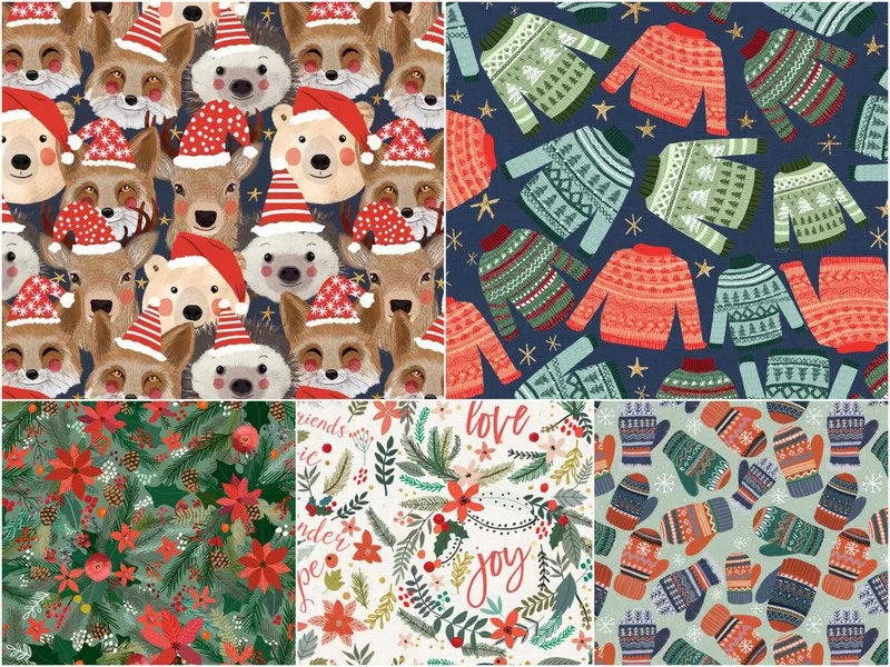 Christmas Squad Fat Quarter Bundle