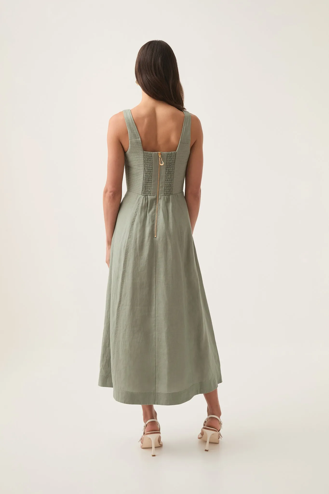 Clover Corded Midi Dress