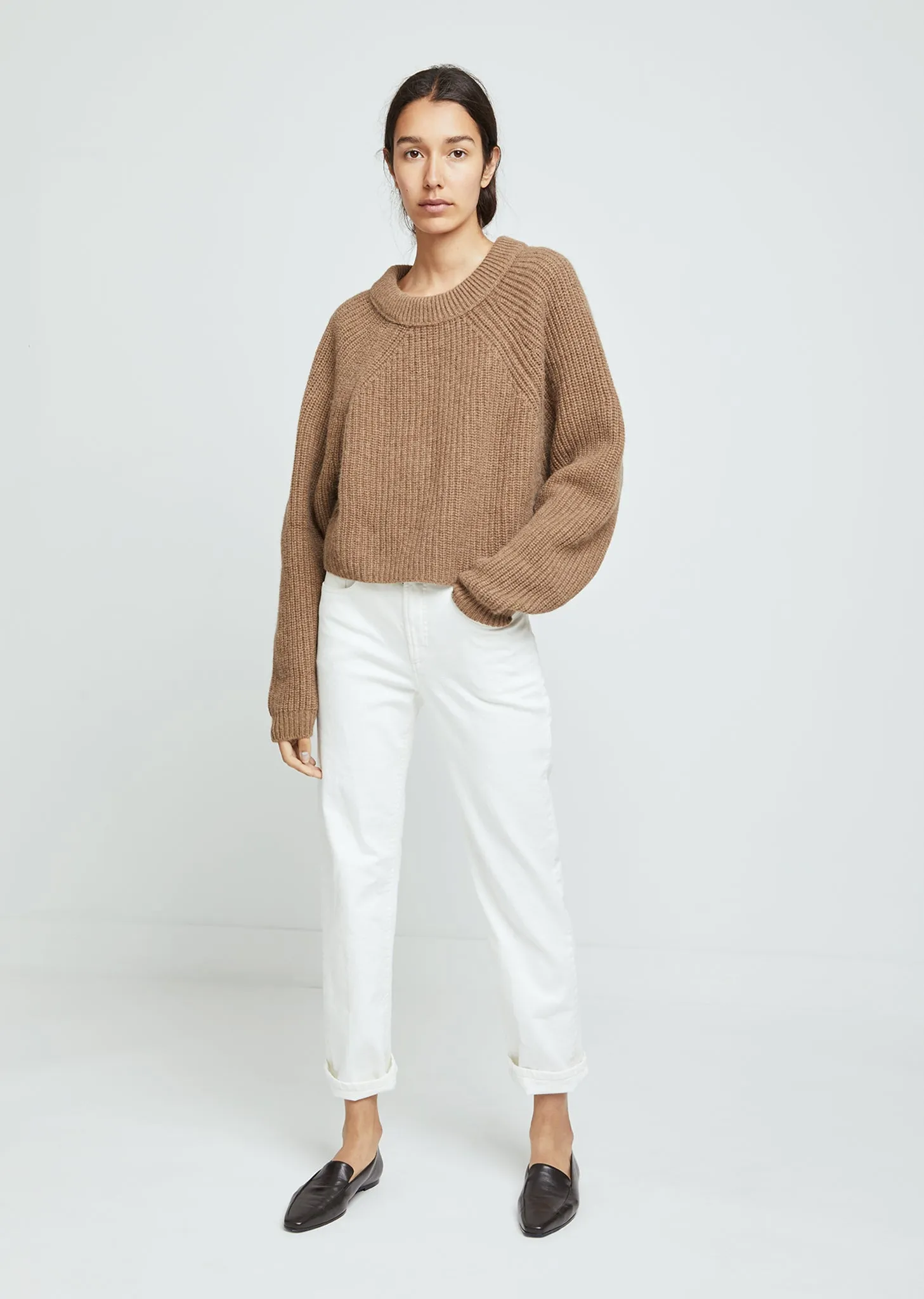 Crew Neck Wool Sweater