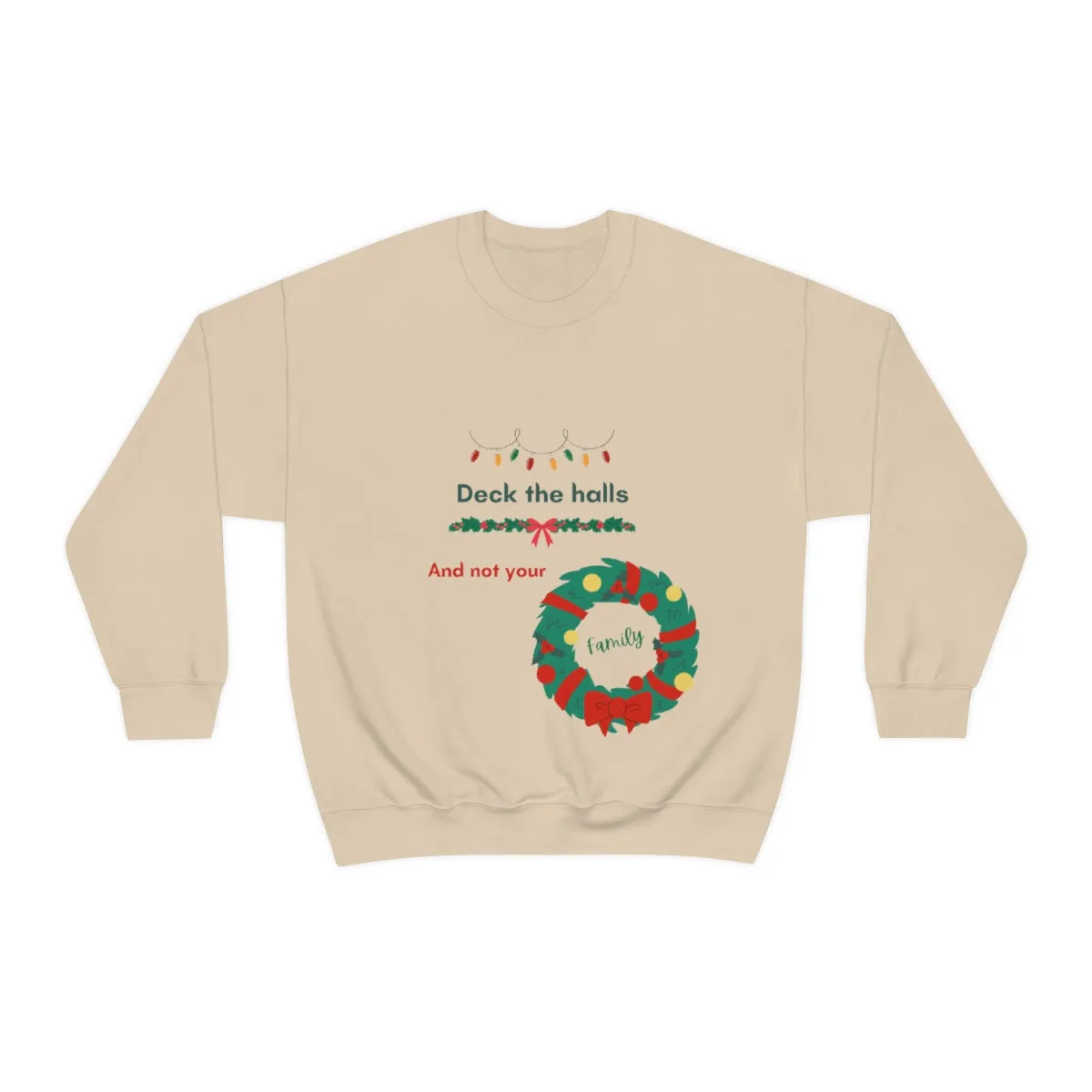 deck the halls Unisex Heavy Blend™ Crewneck Sweatshirt