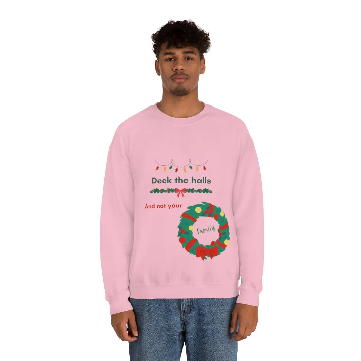 deck the halls Unisex Heavy Blend™ Crewneck Sweatshirt