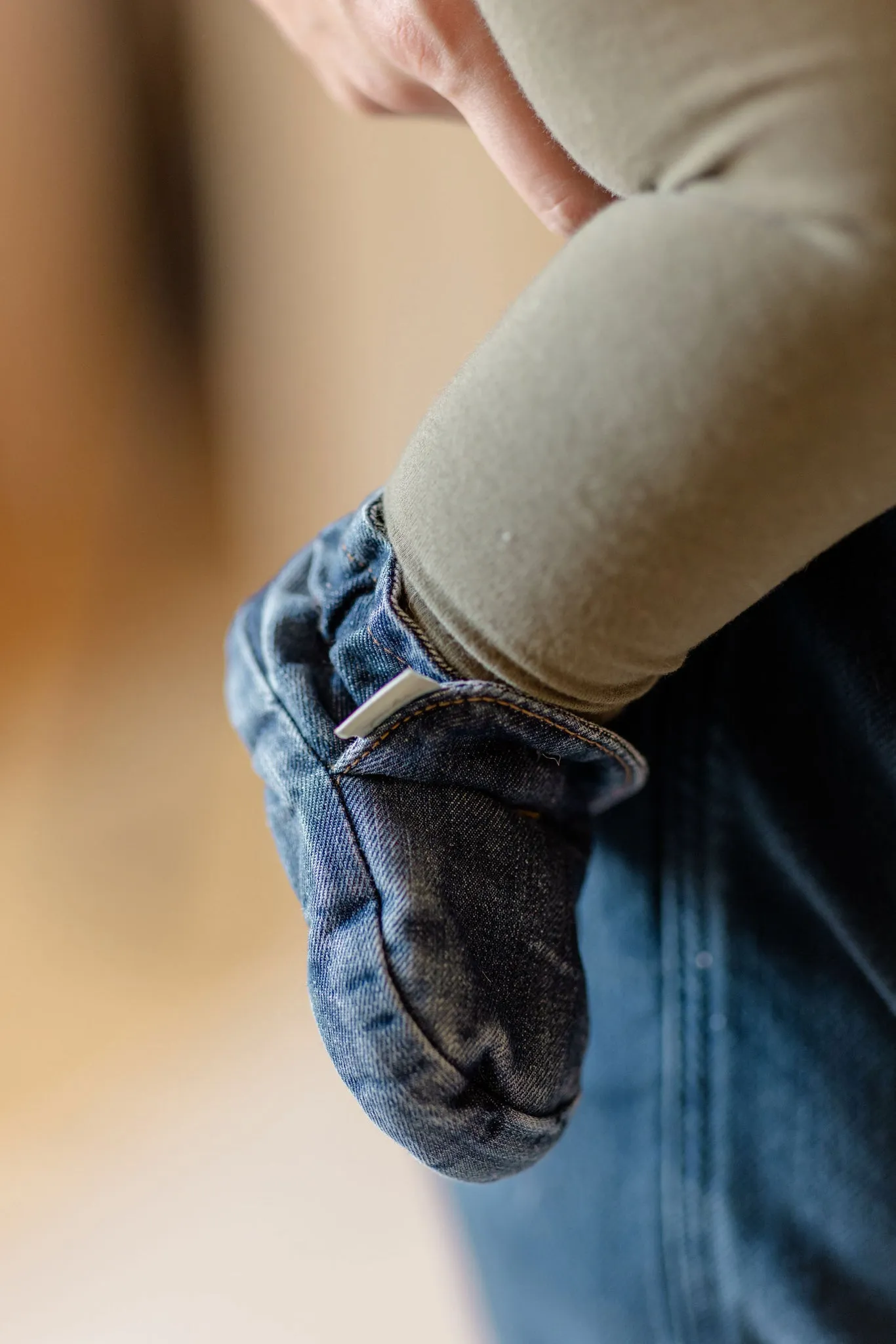 Denim Bootie