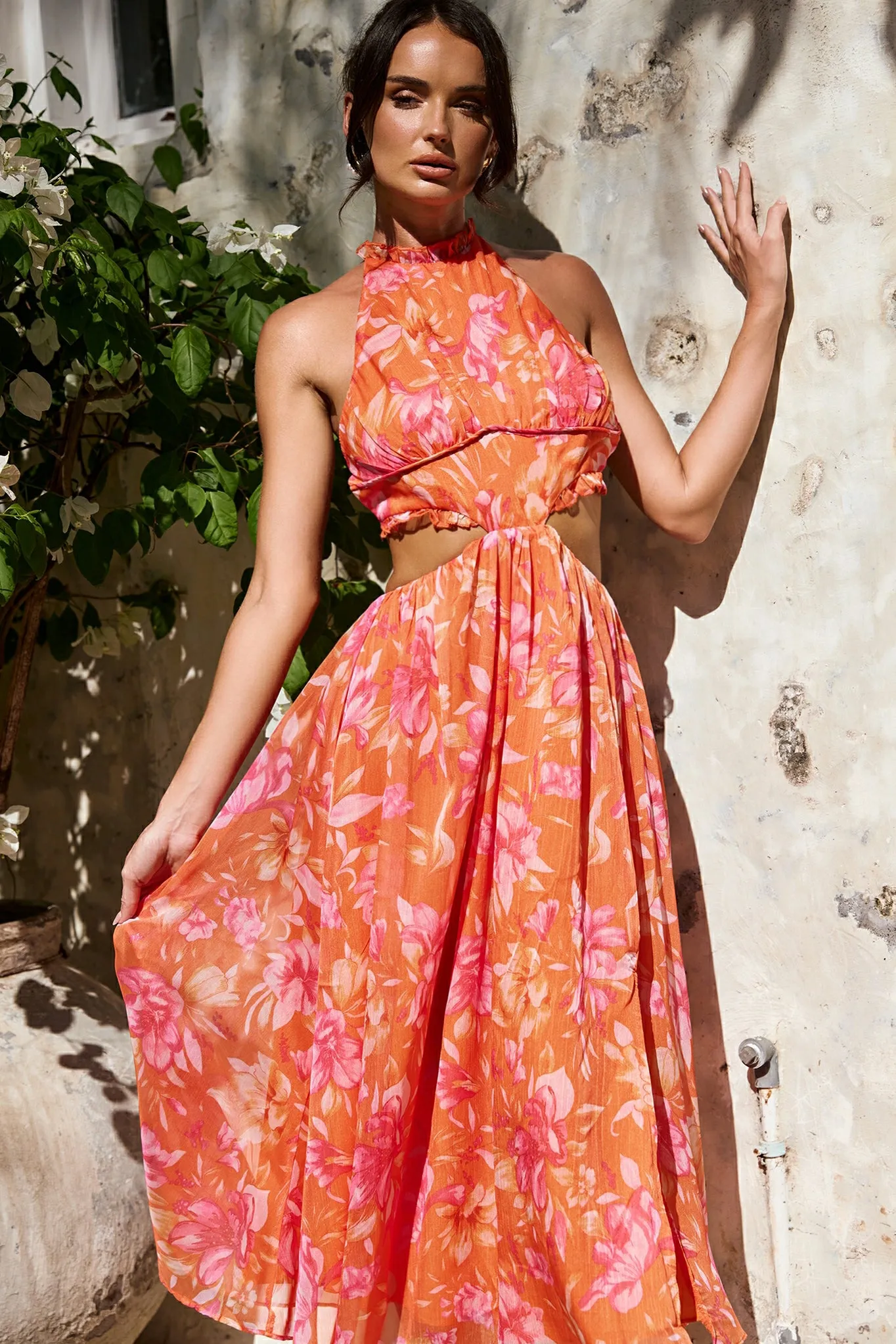 Emery Maxi Dress - Orange