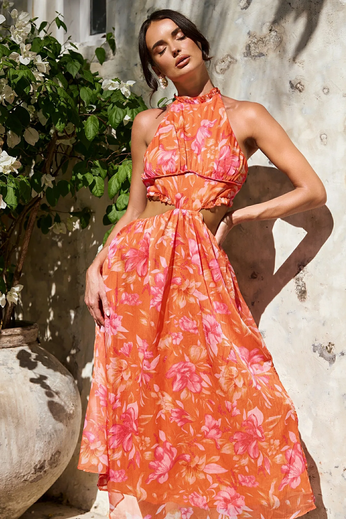 Emery Maxi Dress - Orange