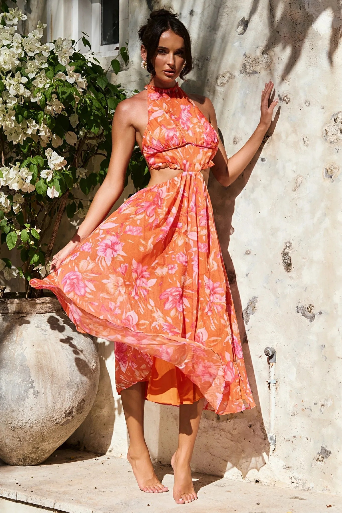 Emery Maxi Dress - Orange