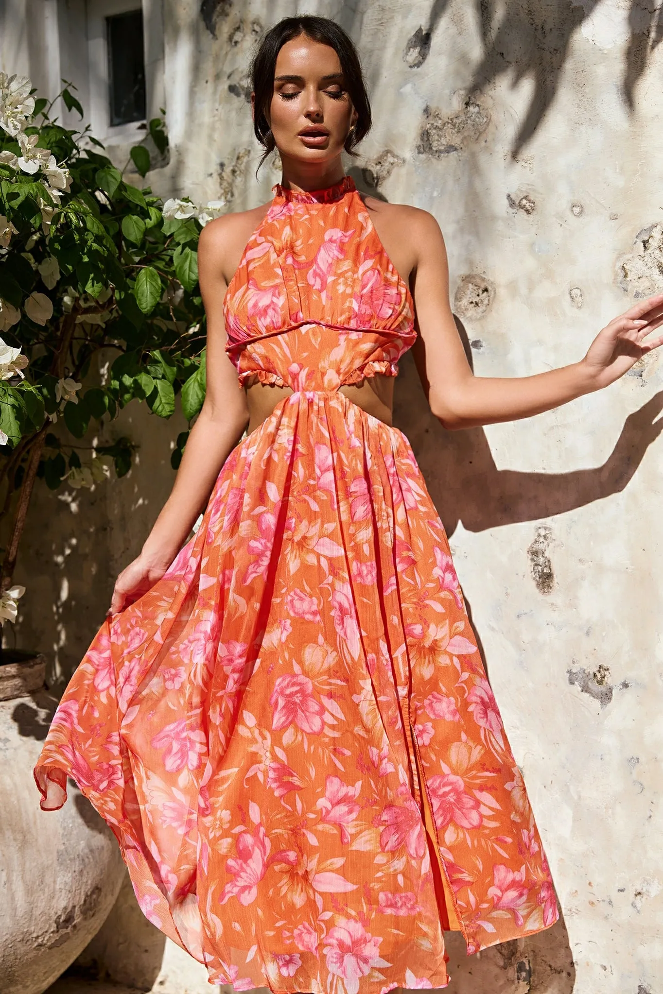 Emery Maxi Dress - Orange