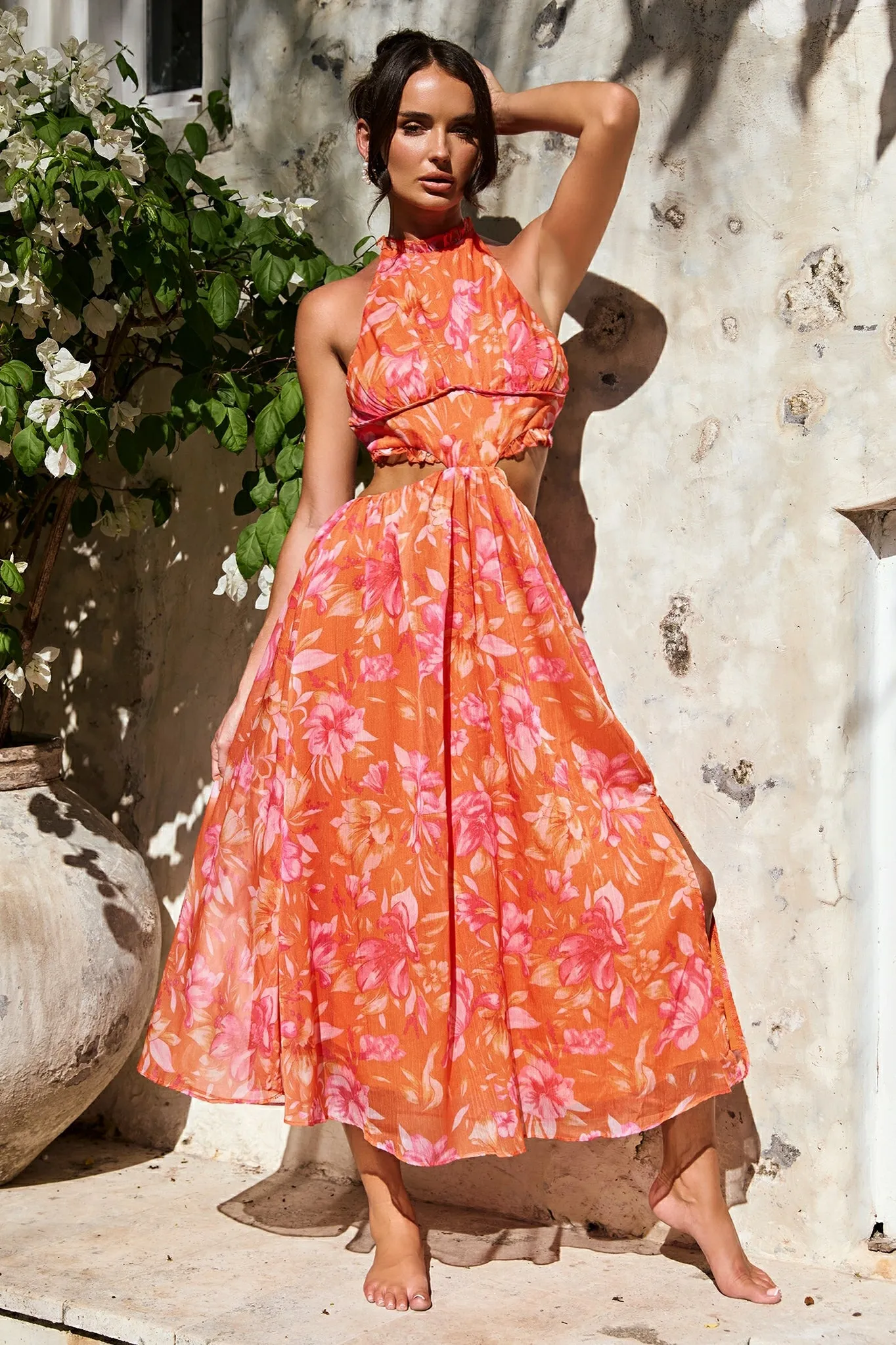 Emery Maxi Dress - Orange