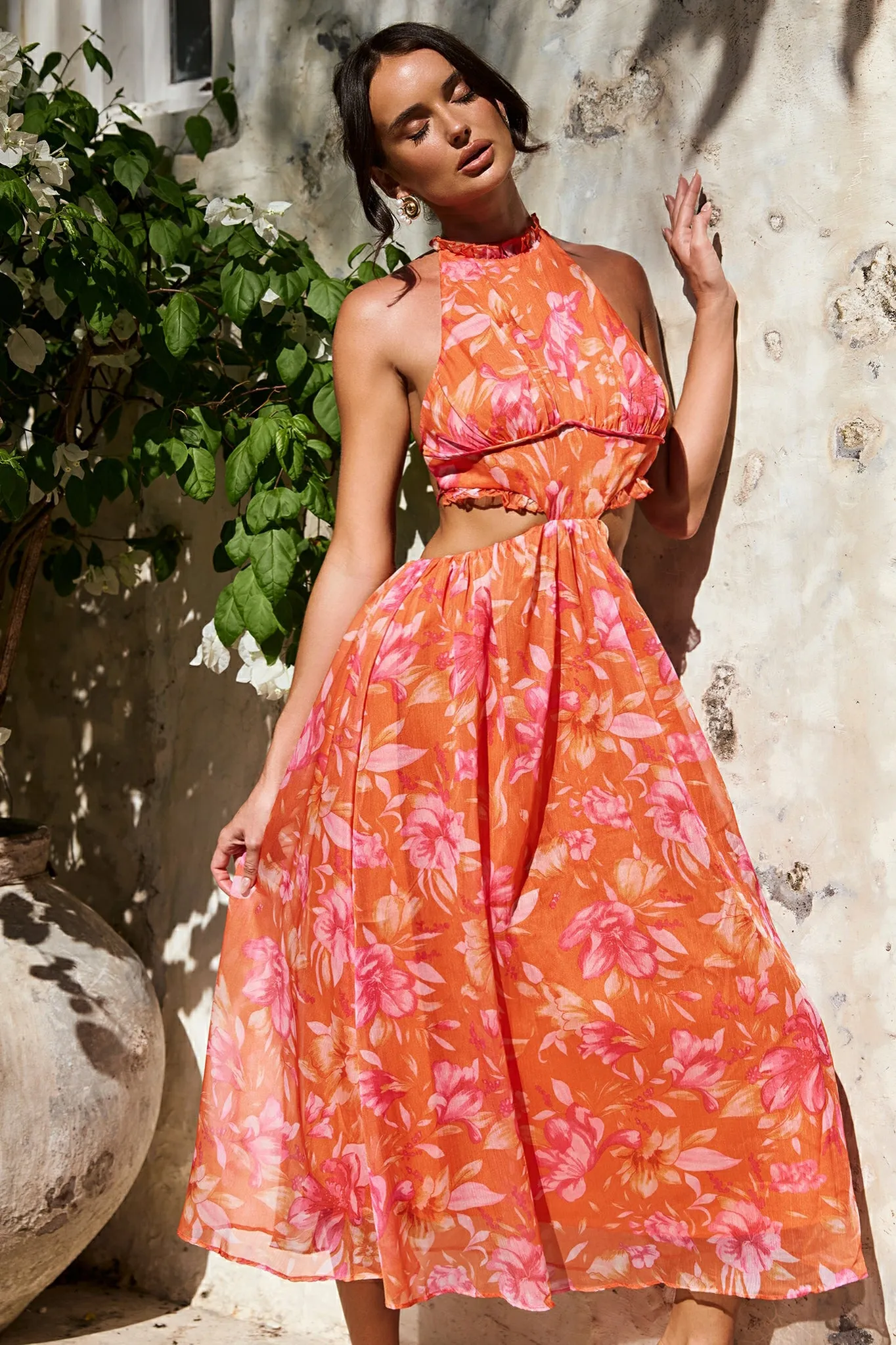 Emery Maxi Dress - Orange