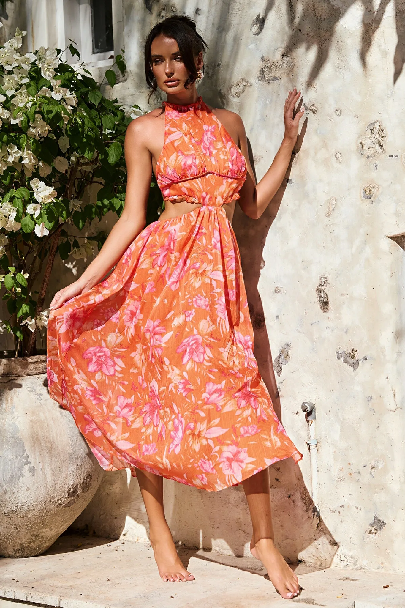 Emery Maxi Dress - Orange