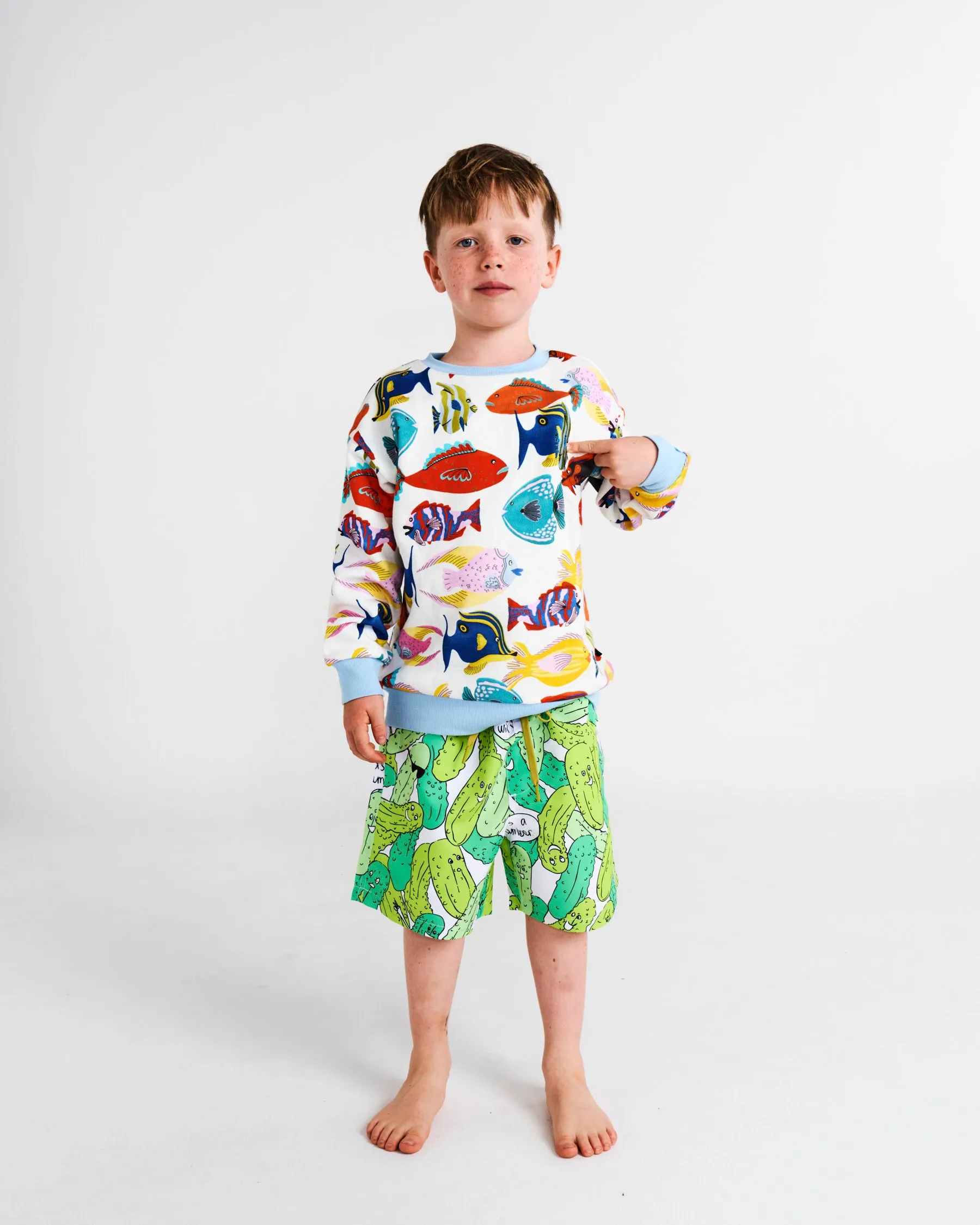 Fishy Business Organic Cotton Sweater