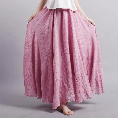 Flowy and Free Chiffon Maxi Skirt