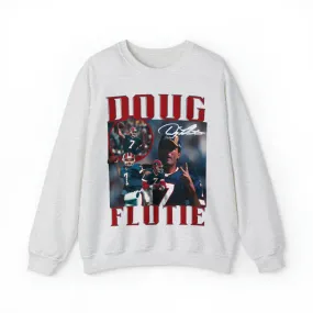 Flutie Retro Buffalo Football Crewneck, Bills Vintage Style Sweatshirt