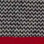 Foligno Cashmere Scarf [Black/Cream/Red]