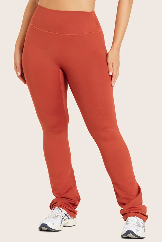 FORMCLOUD® CLOUD STRAIGHT LEGGINGS - CAYENNE