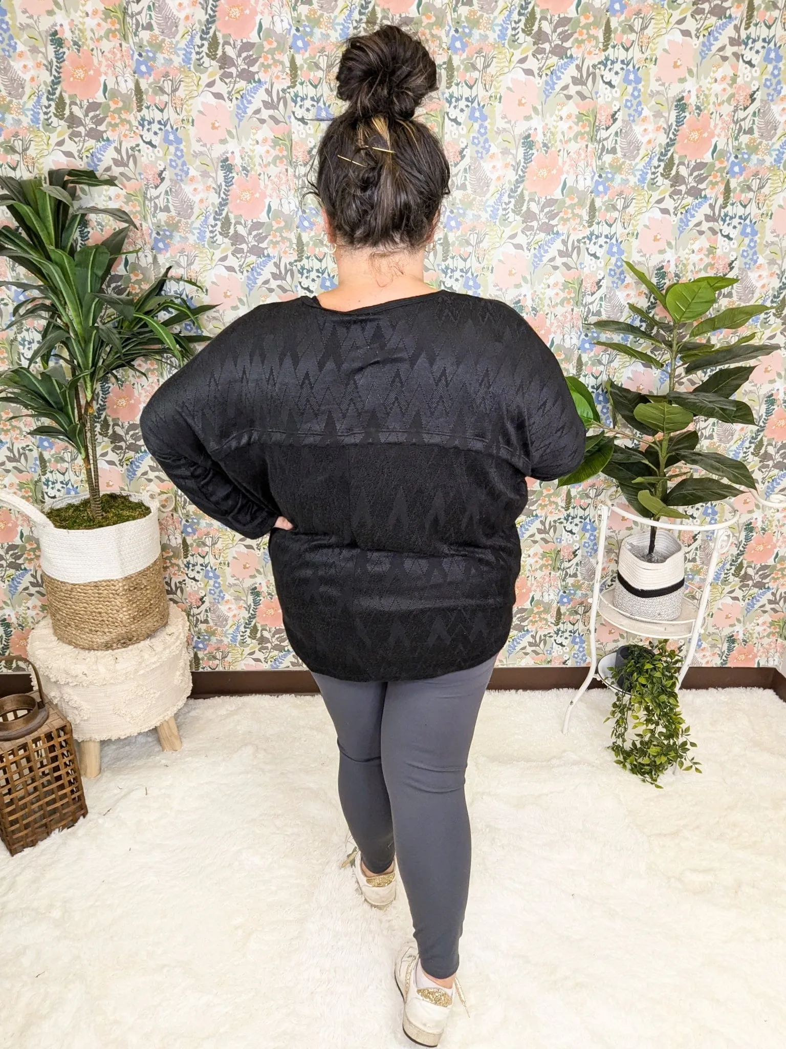 Full Length High Rise Leggings in Charcoal