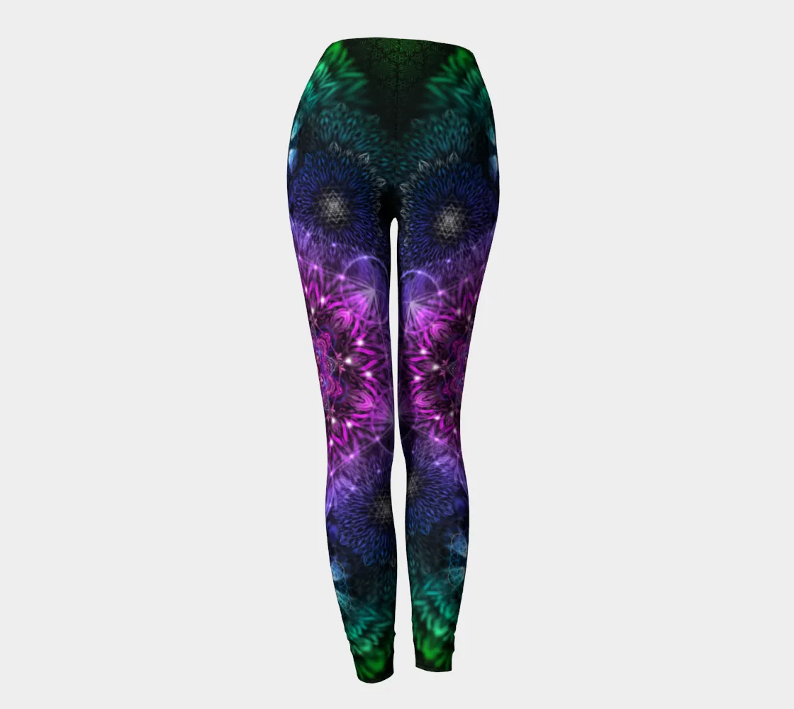 GEOMETRIC COLD COLOURS | LEGGINGS | YANTRART