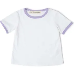 Girls Tops | Jack Tee- Lilac | Dotty Dungarees