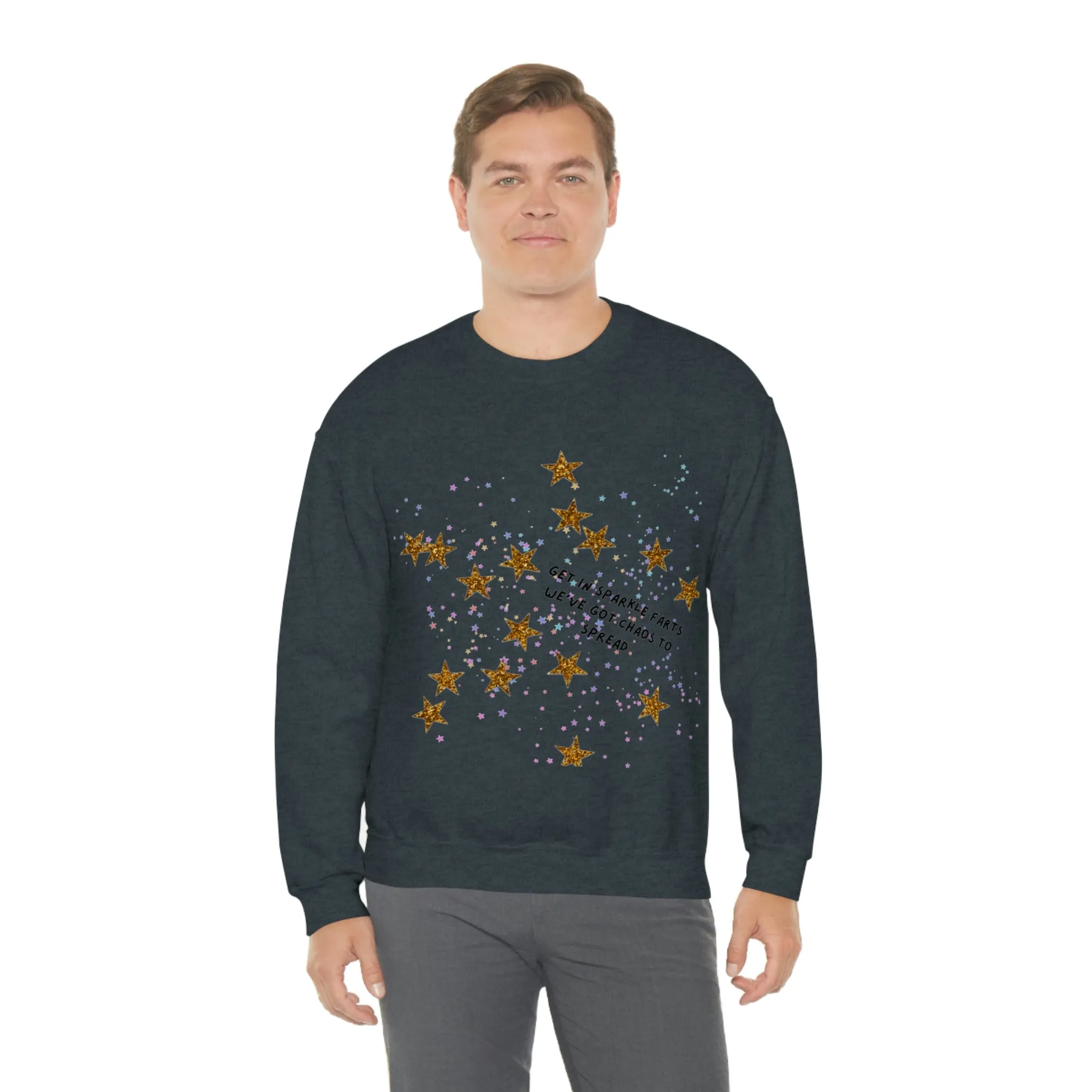 glitter farts Unisex Heavy Blend™ Crewneck Sweatshirt