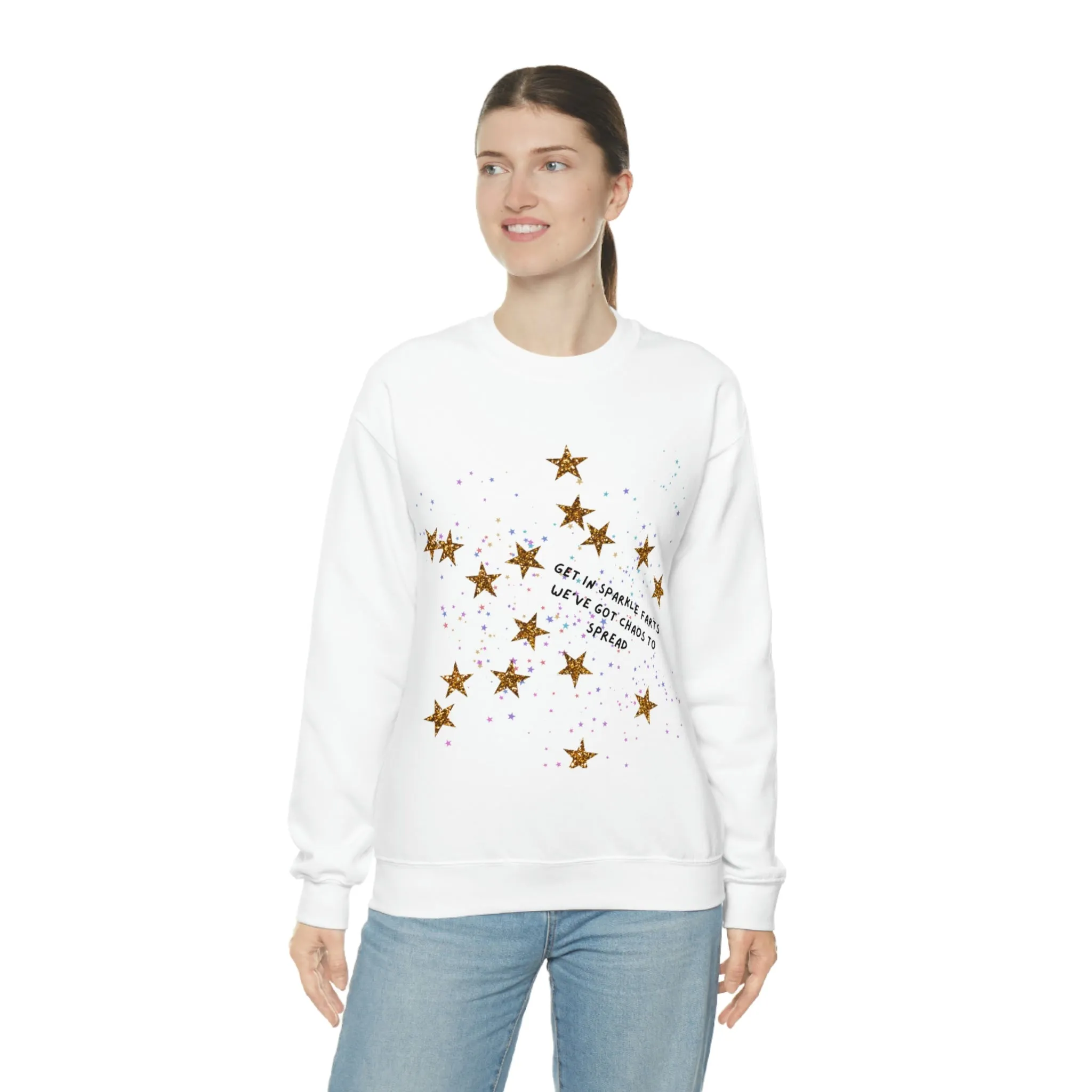 glitter farts Unisex Heavy Blend™ Crewneck Sweatshirt