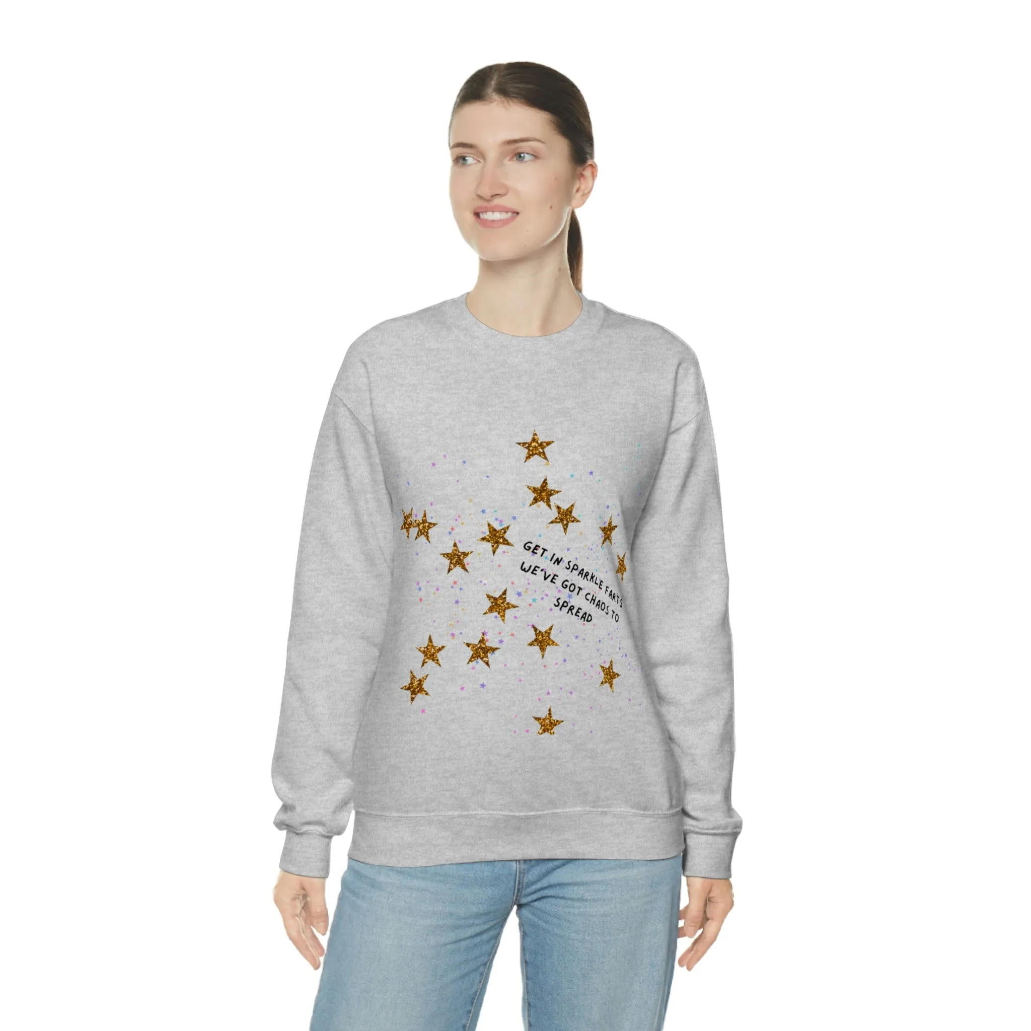 glitter farts Unisex Heavy Blend™ Crewneck Sweatshirt