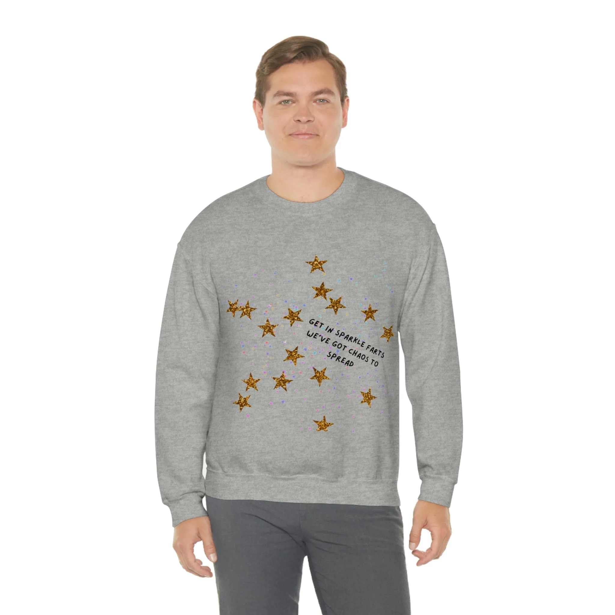 glitter farts Unisex Heavy Blend™ Crewneck Sweatshirt