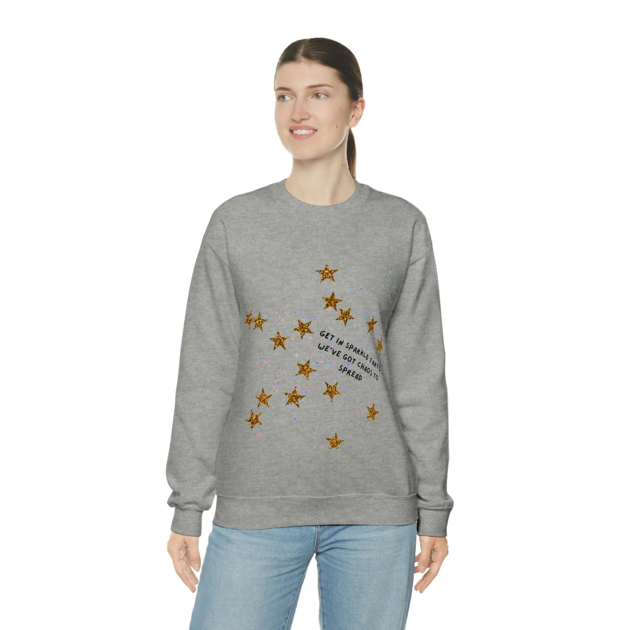 glitter farts Unisex Heavy Blend™ Crewneck Sweatshirt