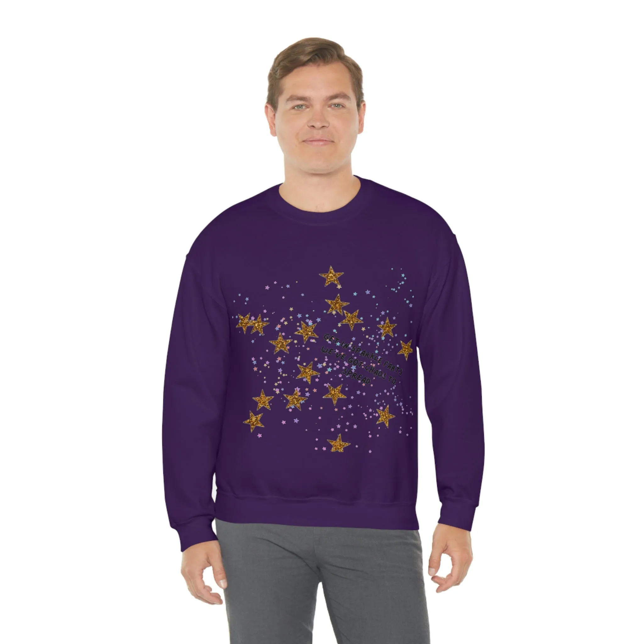 glitter farts Unisex Heavy Blend™ Crewneck Sweatshirt