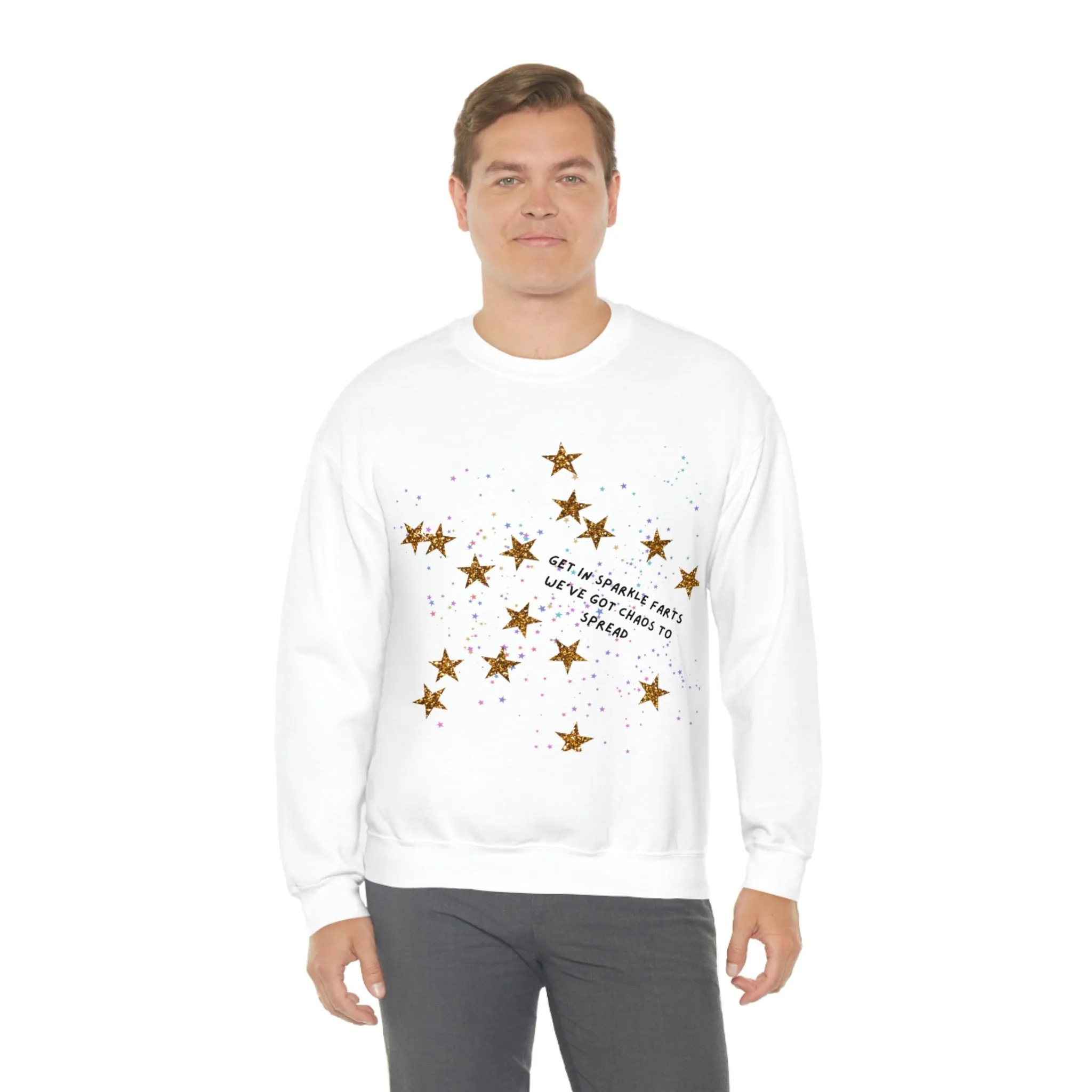 glitter farts Unisex Heavy Blend™ Crewneck Sweatshirt