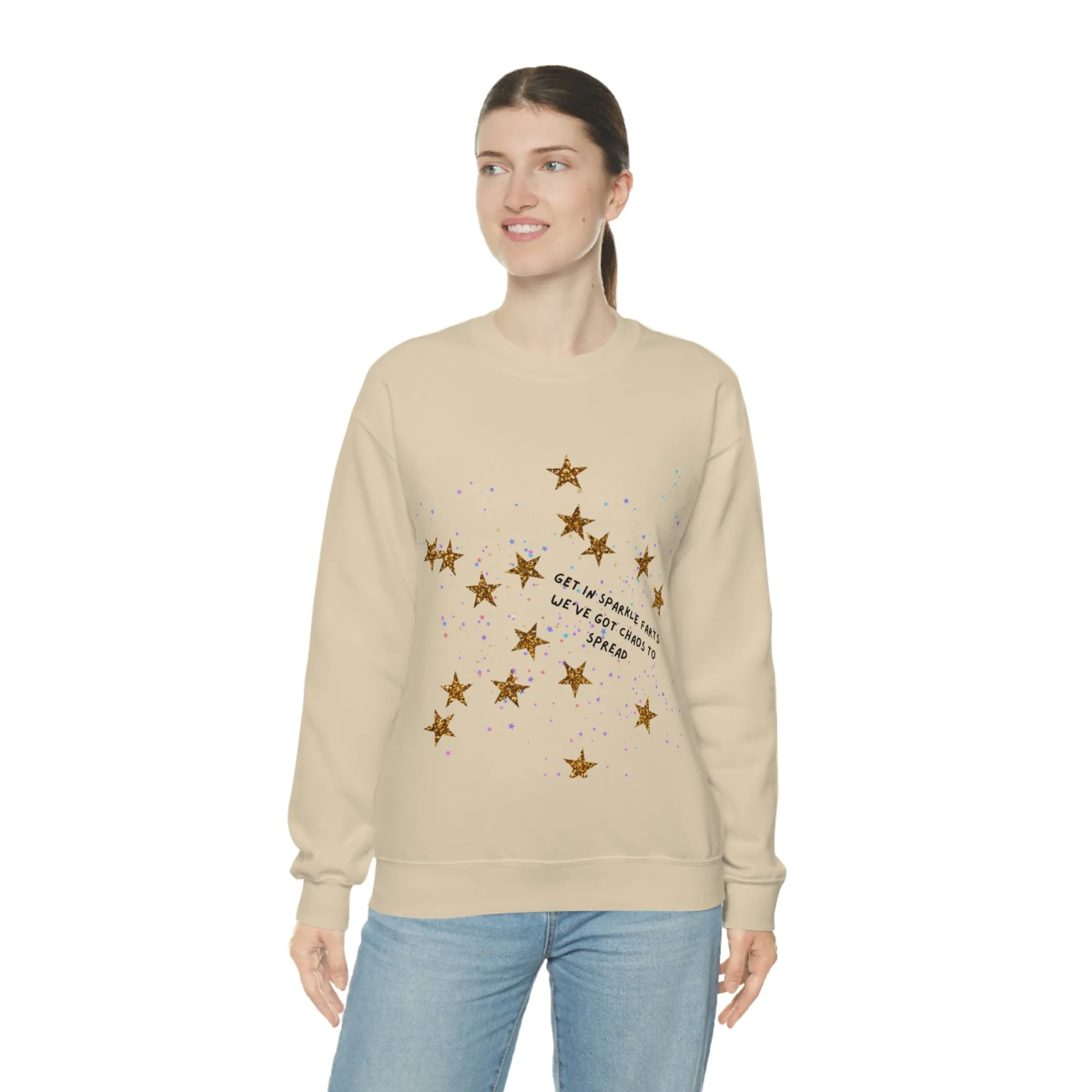 glitter farts Unisex Heavy Blend™ Crewneck Sweatshirt