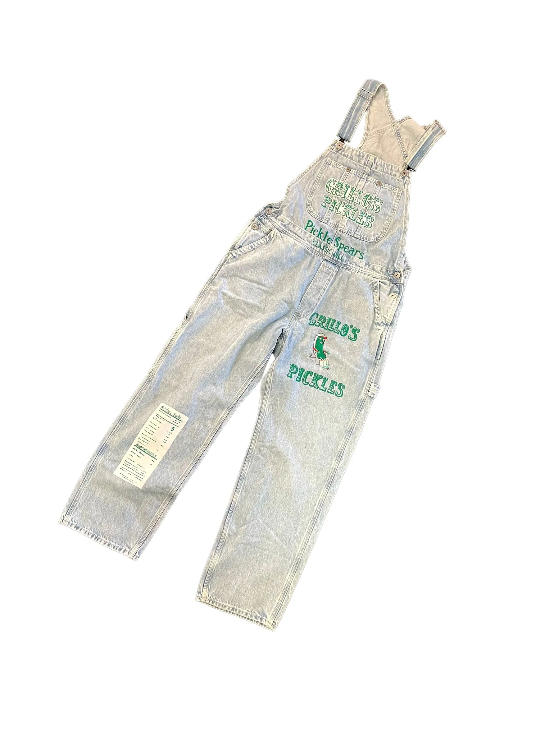 'Grillo's x W G Fresh' Painted Overalls