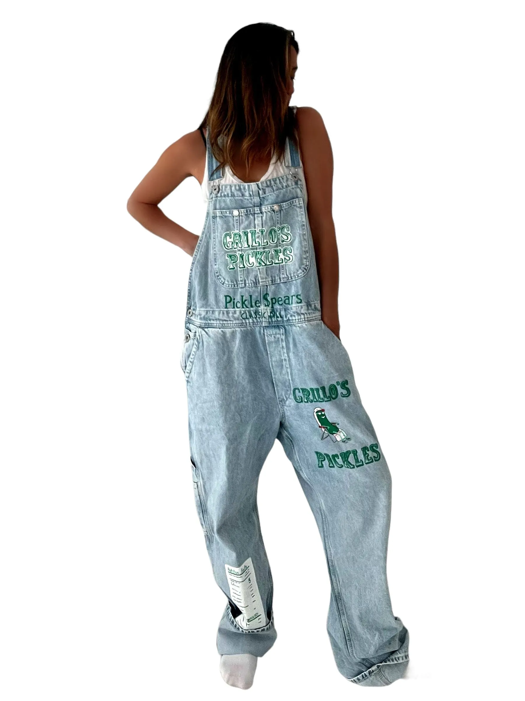 'Grillo's x W G Fresh' Painted Overalls