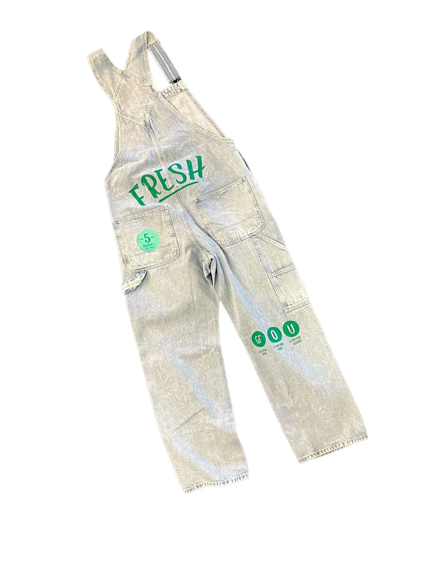 'Grillo's x W G Fresh' Painted Overalls