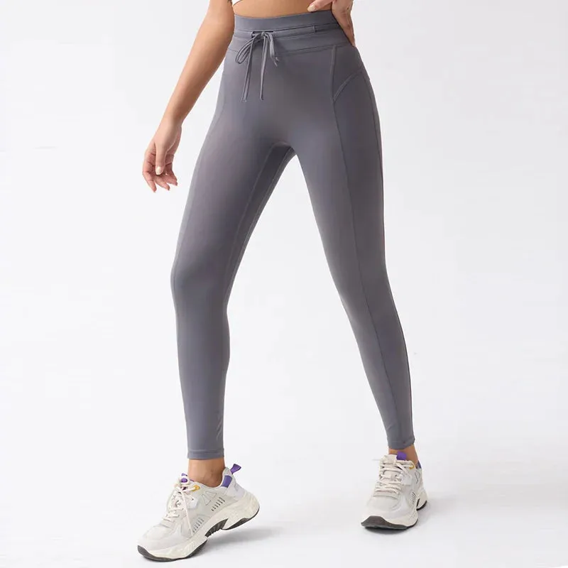 High Waist Running Fitness Workout Tights Women Yoga Clothes Sports Leggings