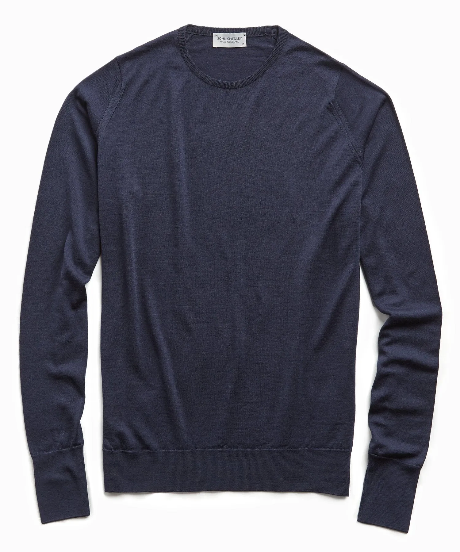 John Smedley Easy Fit Merino Crew in Midnight