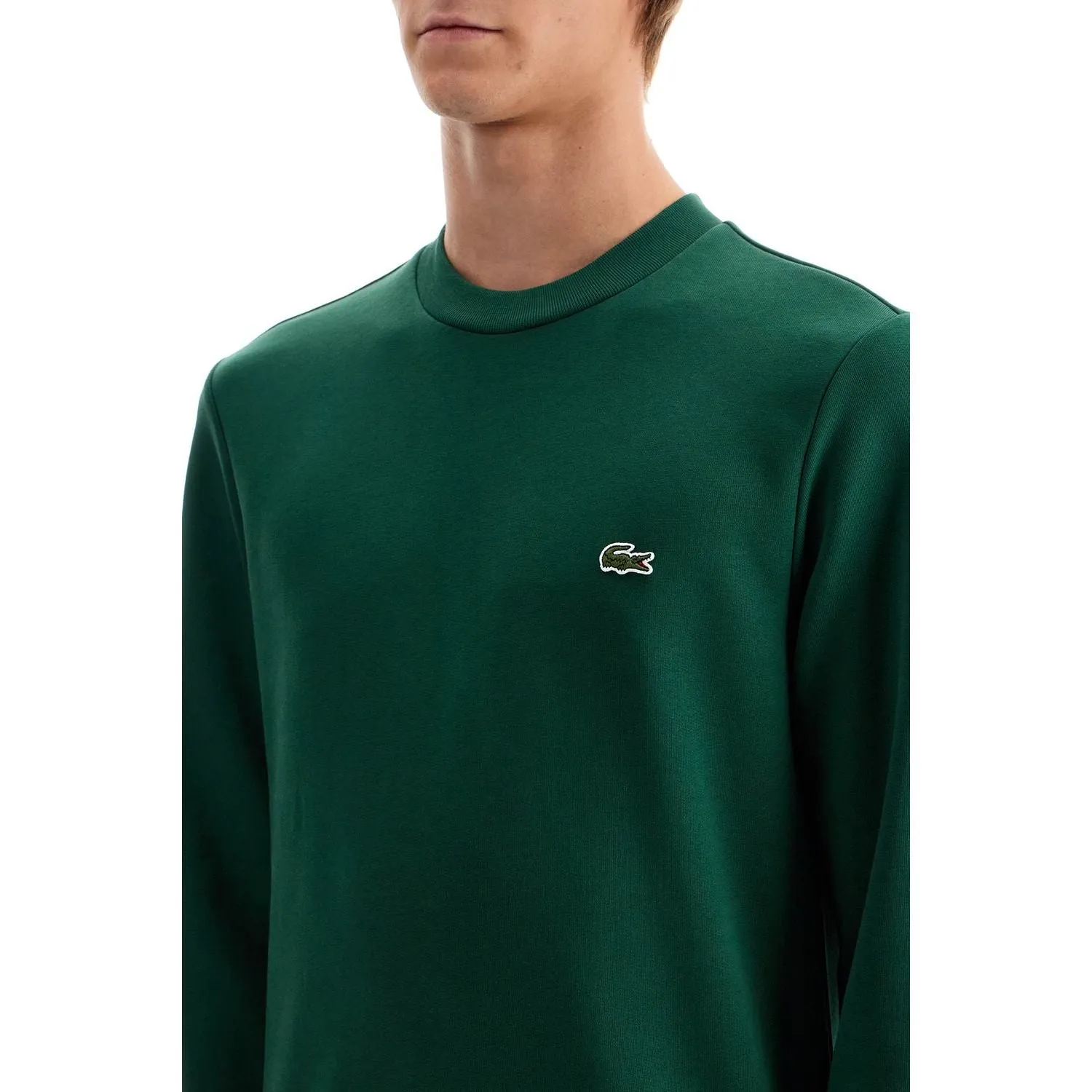 Lacoste classic fit crewneck sweatshirt