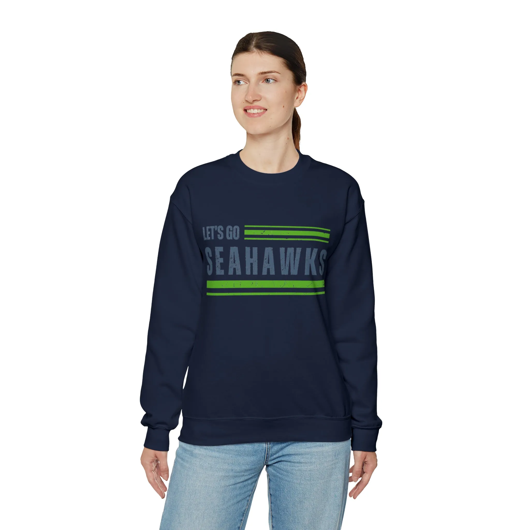 Let’s Go Seahawks Unisex Crewneck Sweatshirt