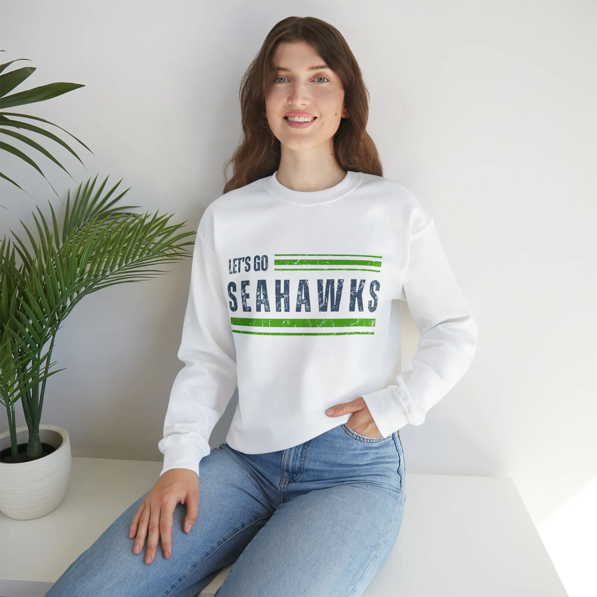 Let’s Go Seahawks Unisex Crewneck Sweatshirt