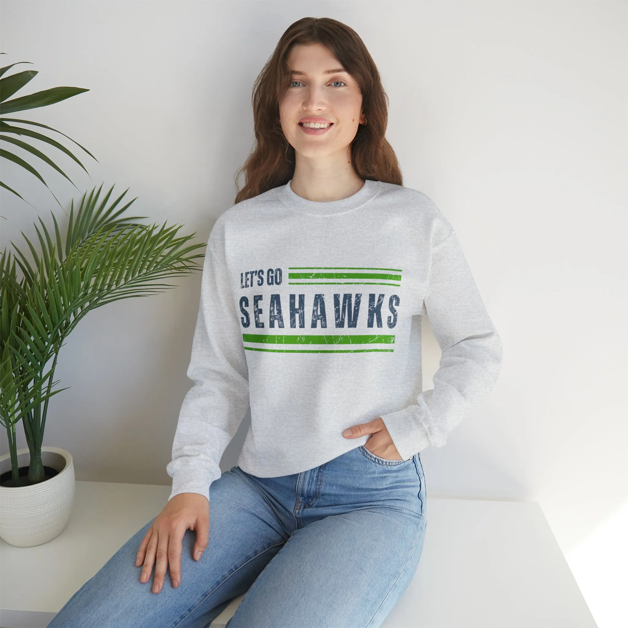 Let’s Go Seahawks Unisex Crewneck Sweatshirt