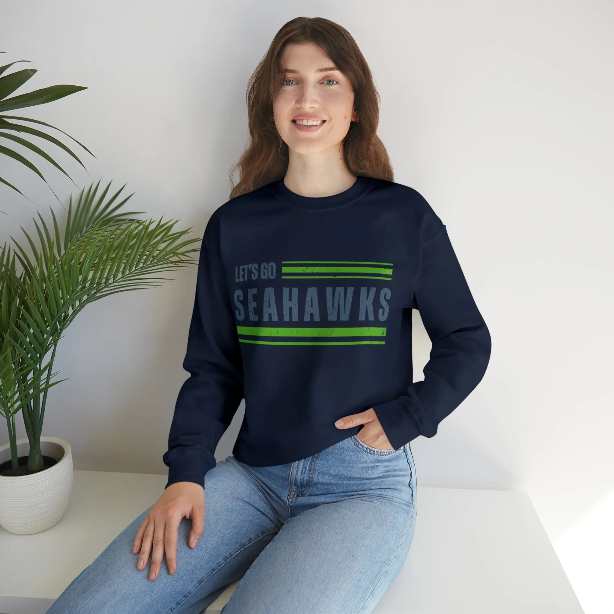 Let’s Go Seahawks Unisex Crewneck Sweatshirt